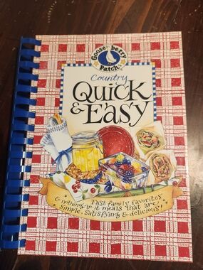 Gooseberry Patch Country Quick & Easy Cookbook - Red Plaid